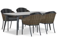 Santika Furniture Santika Tika/Vienna 180 cm dining tuinset 5-delig