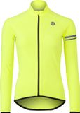 AGU Essential Dames Thermo Fietsshirt Lange Mouwen - Geel - M