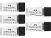 FABER-CASTELL 205019 reservevullingen, hardheid H, 5 dozen met 6 stuks