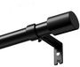 Tringle à rideaux extensible, 90-240 cm, Noir mat