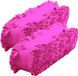Folat Feest/verjaardag versiering - 3x - crepe slingers - roze - 24 meter - papier - feestartikelen