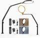 NEEWER Basics R18 Ringlamp met tafelstandaard/klem, set van 2, 3000 K-6500 K, dimbaar, volledig scherm, led-ringlamp voor videoconferentie, streaming, telefoon, selfieopname, laptop, computer