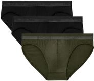 HOM Slip ' Mini Briefs Classic ' kaki / zwart