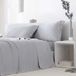 Bamboe Bedlinnen Set - Hypoallergene Grijze Kleur voor 150 x 190/200 cm Bedden