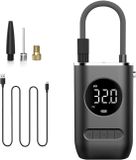 Bol Pompe à vélo électrique - Scooter Moto Voiture - Compresseur d'air portable gonfleur de pneus - avec fonction d'arrêt automatique LED - Rechargeable par USB - Gonfleur d'air de voiture 150PSI Gonfleur d'air sans fil