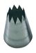Silikomart 43.386.99.000 BS109 - Star STAINLESS STEELTIPS VOOR PIPING BAG ø9 MM
