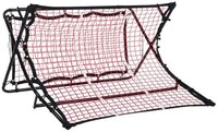 Pure2Improve Soccer Rebounder - Voetbal Rebounder - Zwart/Rood
