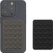 kwmobile 2x silicone zuignap telefoonhouder universeel