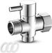 Allecto plus - Vanne d'inversion à 3 voies pour douche - Adaptateur de douche en laiton - Inverseur de toilettes manuelles