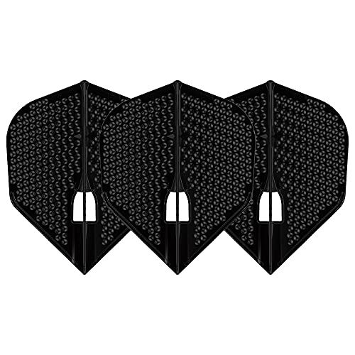 PerfectDarts L-Style Champagne Flight Dimple Shape Black - 4582360863182