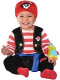 Amscan Kostuum Buccaneer Baby Polyester Rood/wit Mt 0-6 Mnd