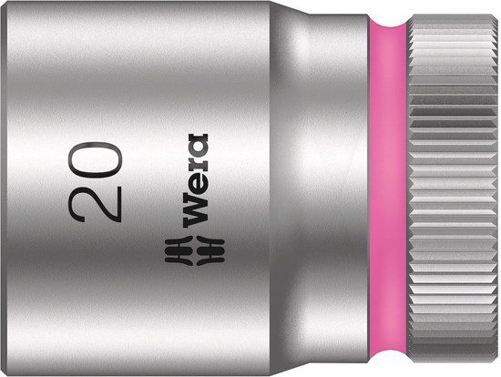 Wera 8790 HMC Zyklop Hand- en Machinedop met 1/2" Aandrijving, 20.0 mm