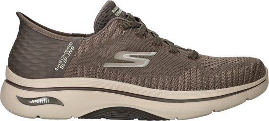 Skechers Go Walk Arch Fit 2.0 - Grand Select Slip-Ins Sneakers Heren - Bruin - Maat 43