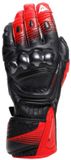 Dainese Fiero Metal Zwart/Rood Handschoenen - Maat 2XL