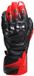 Dainese Fiero Metal Zwart/Rood Handschoenen - Maat 2XL