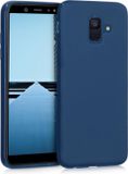 kwmobile telefoonhoesje voor Samsung Galaxy A6 (2018) - Back cover - marineblauw