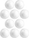 Bollen/ballen van piepschuim - 10x - D5 cm - wit - maken van kerstballen - knutselhobby materialen