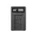 Green Cell VW-BC10 Batterijoplader voor Panasonic VW-VBT190, HC-250, HC-V130, HC-V510, HC-V770, HC-W580, HC-WX970 Digitale Camera's - Zwart