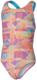 Speedo Digital Allover Leaderback Maillot de bain Multicolore 11-12 Ans Fille