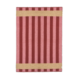 Scandi Living Plaid en laine Aisles 130x180 cm Rouge