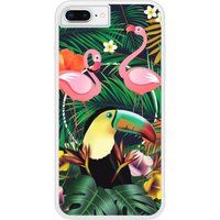 iPhone 8 Plus Tropical Toucan Bedrukt Siliconen Hoesje