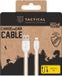 Tactical Stitch Câble, USB-A/Lightning, 1 mètre, Blanc