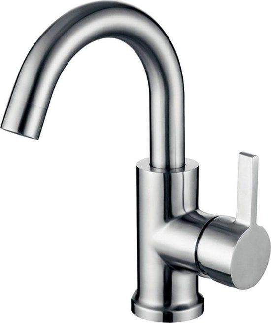 Wiesbaden Wes Draaibare Wastafelkraan RVS - Modern Design