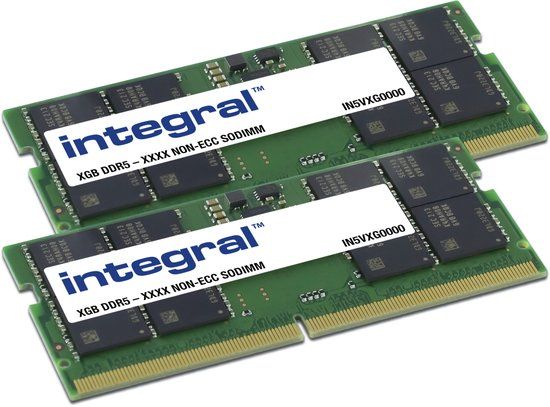 Integral 32 GB (2 x 16 GB) DDR5 4800 MHz SO-DIMM Non-ECC