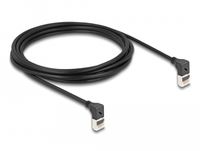 DeLOCK 80283 netwerkkabel Zwart 3 m Cat6a S/FTP