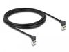 DeLOCK 80283 netwerkkabel Zwart 3 m Cat6a S/FTP