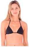 Hurley Solid Itsy Bitsy Bikinitop Zwart XS Vrouw