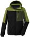 Killtec Ski-jas KSW 52 Heren Zwart/Pistache/Bosgroen Colorblock 4XL