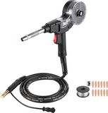VEVOR 135a Mig-Lasbrander Met 3 M Slang, Mig-Laspistool Met 11 Reservemondstukken en Dubbele V-Groef, Professionele Lasaccessoires Compatibel Met Miller Spoolmate 100, Gasmetaalbooglasmachine voor Werkplaats