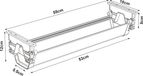 pro.tec H.T. Trade Service GmbH & Co. KG Kabelgoot Skegness voor het onder bureau 55x18x12 cm wit
