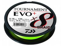 Daiwa Tournament Evo+ X8 Braid Chartreuse (135m) - 0.08mm