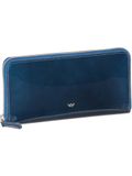 Golden Head Leren portemonnee Carrara RFID Protect RV-Damenbörse 2822 Blau donkerblauw