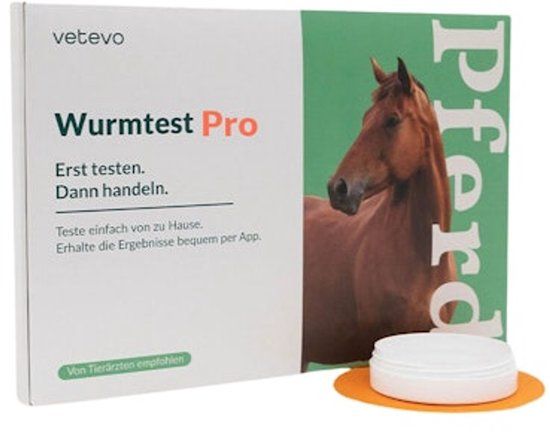 Vetevo Wormentest Pro Paard - 1 stuk