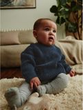 Next - Jongens - Babyset met gebreide trui en legging - Blauw