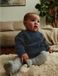 Next - Jongens - Babyset met gebreide trui en legging - Blauw