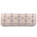D'CASA Vloerkussen 120 x 40 cm strepen Capitone ruw 3051576