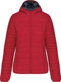 Kariban Ladies' lightweight hooded padded jacket K6111 - Red - S