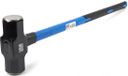 HBM Professionele 6.35 Kg Glasvezel Moker Hamer - Gehard Staal - Rubber Grip - 9840