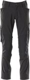 Mascot Accelerate Werkbroek Stretch Kniezakken 18079 - Mannen - Zwart - 62