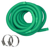 Merkloos Zwembadslang Groen 38mm 15 Meter voor Tuin en Zwembad
