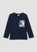 s.Oliver T-shirt Bleu marine Coton Manches courtes Enfants 104/110