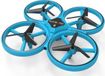 FLYBOTIC Mini drone avec éclairage LED, double télécommande, boucle à 360°, stabilisation d'altitude, bleu