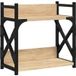 Sonoma Oak Étagère pour imprimante 2 niveaux 40x20x40 cm