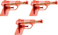 CEPEWA Waterpistool - kunststof - rood - 13 cm