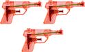 CEPEWA Waterpistool - kunststof - rood - 13 cm
