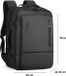 CarryQuest® - Sac à dos multifonctionnel pour hommes - Capacité 20-35L - Nylon de haute qualité - Noir